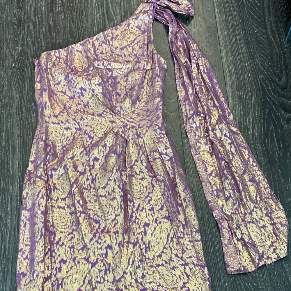 Badgley Mishcka one shoulder cocktail dress - Picture 8 of 10